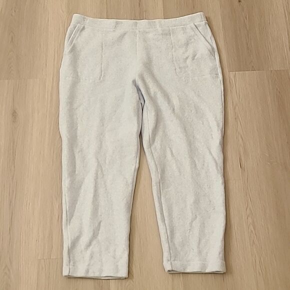 Haven Well Within Fleece Cotton Blend Pants XXL Blue Loungewear Comfort Plus - Picture 1 of 6